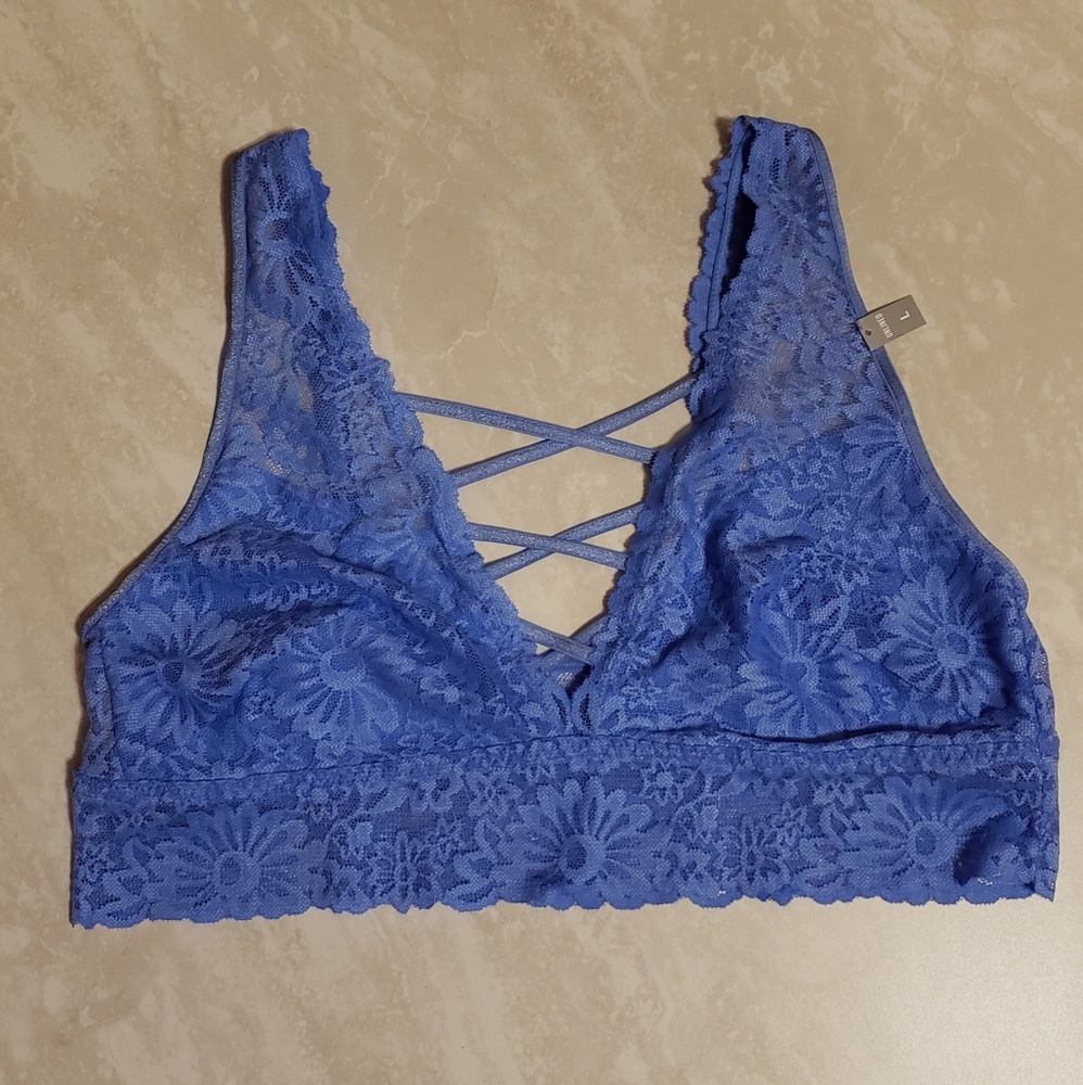 PINK Lace Bralette Strappy